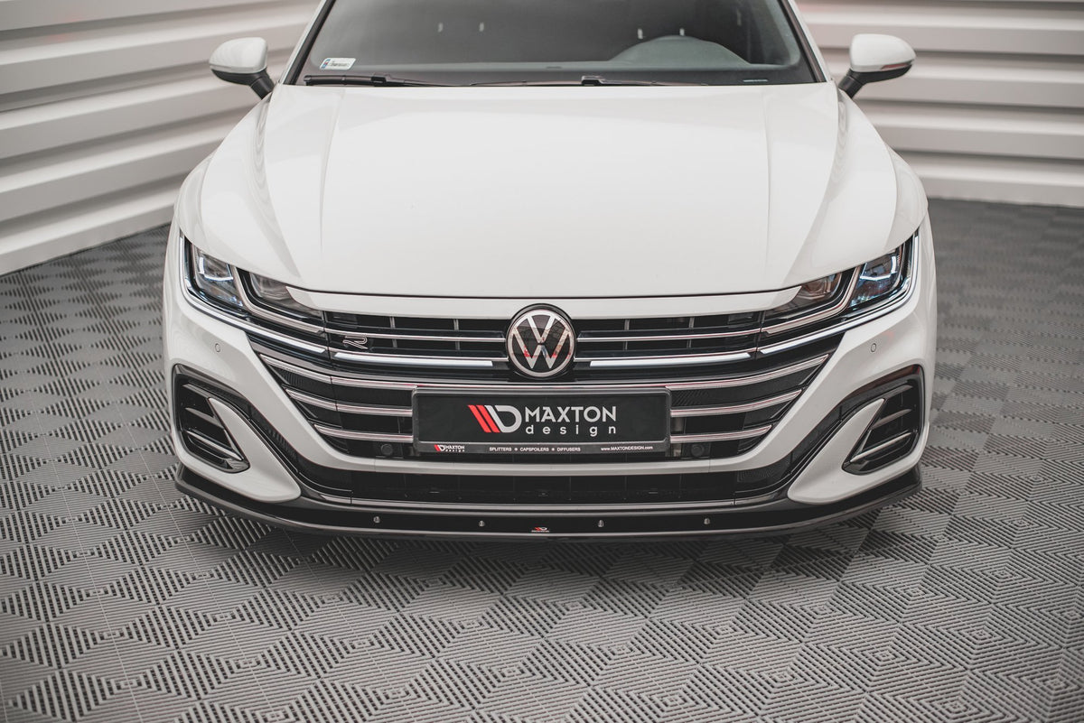 Front Splitter V.2 suitable for Volkswagen Arteon R-Line Sedan / Shooting Brake Mk1 Facelift