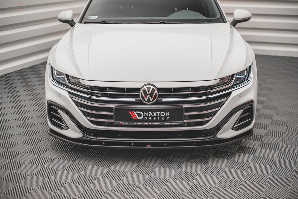 Front Splitter V.2 suitable for Volkswagen Arteon R-Line Sedan / Shooting Brake Mk1 Facelift