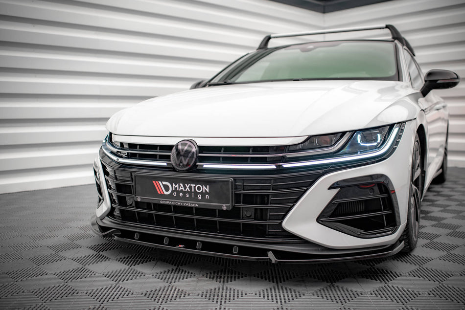 Front Splitter V.2 suitable for Volkswagen Arteon R Sedan / Shooting Brake Mk1 Facelift