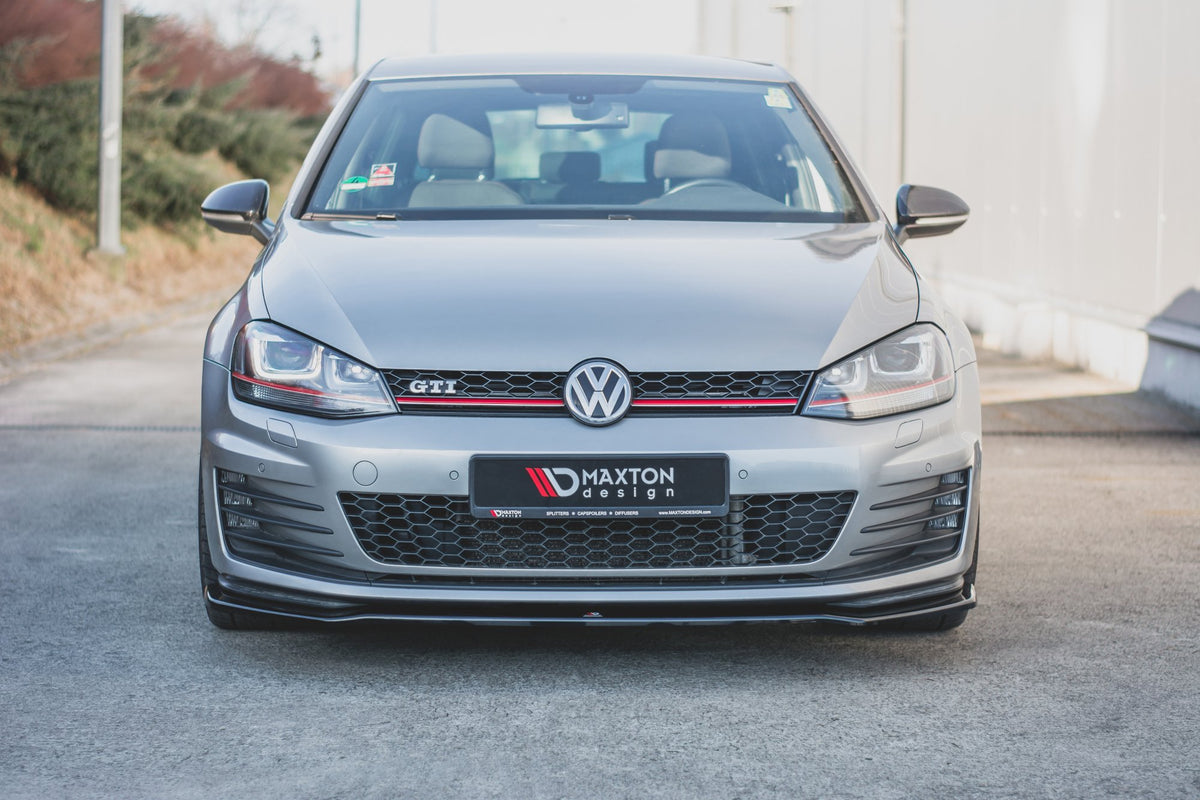 Front Splitter V.2 suitable for Volkswagen Golf GTI / GTD Mk7