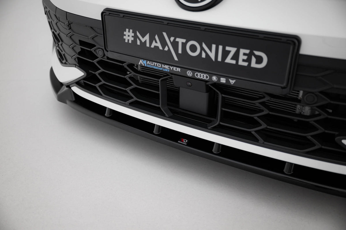 Front Splitter V.2 suitable for Volkswagen Golf GTI / GTE / R-Line Mk8 Facelift