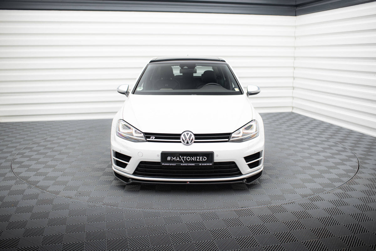 Front Splitter V.2 suitable for Volkswagen Golf R / R-Line Mk7