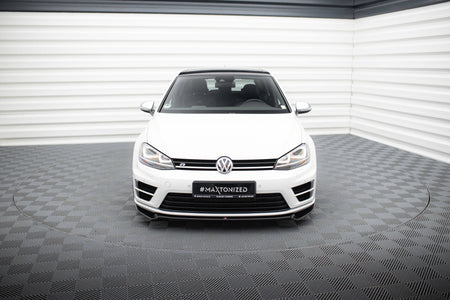 Front Splitter V.2 suitable for Volkswagen Golf R / R-Line Mk7