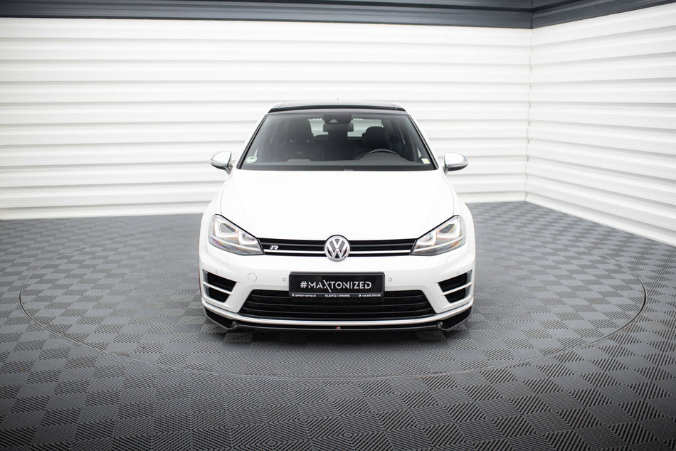 Front Splitter V.2 suitable for Volkswagen Golf R / R-Line Mk7