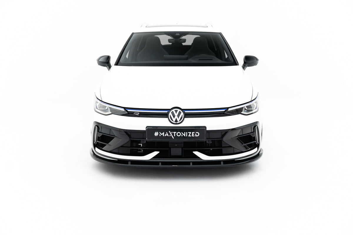 Front Splitter V.2 suitable for Volkswagen Golf R Variant Mk8 Facelift