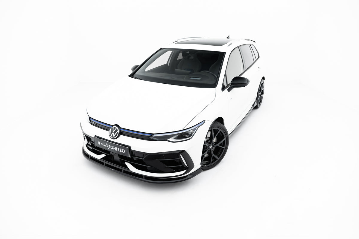 Front Splitter V.2 suitable for Volkswagen Golf R Variant Mk8 Facelift