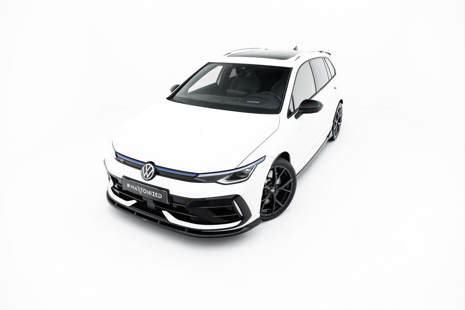 Front Splitter V.2 suitable for Volkswagen Golf R Variant Mk8 Facelift