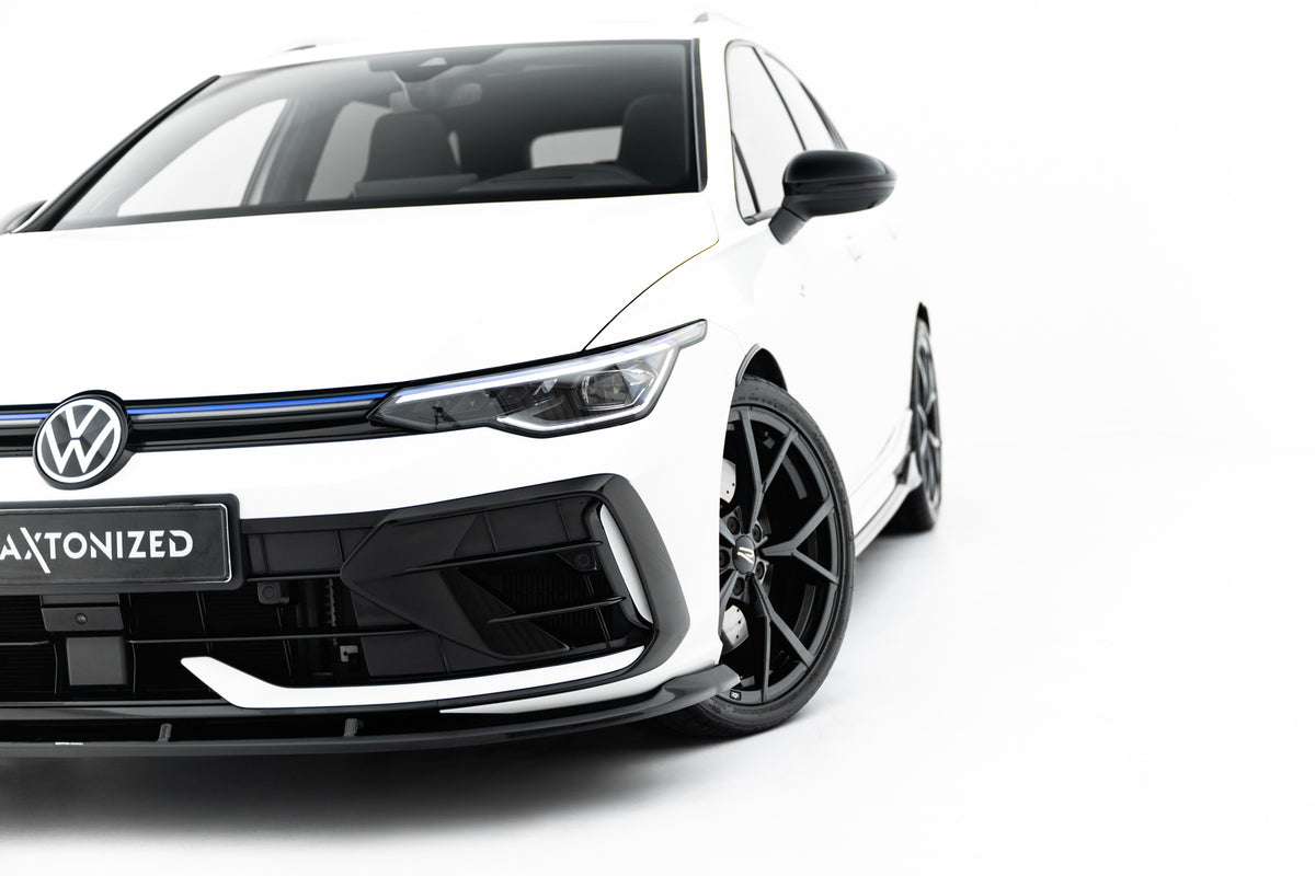Front Splitter V.2 suitable for Volkswagen Golf R Variant Mk8 Facelift