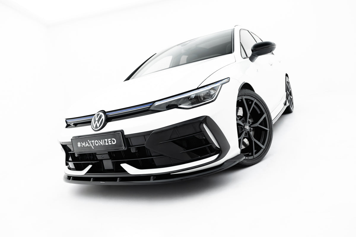 Front Splitter V.2 suitable for Volkswagen Golf R Variant Mk8 Facelift