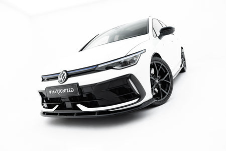 Front Splitter V.2 suitable for Volkswagen Golf R Variant Mk8 Facelift