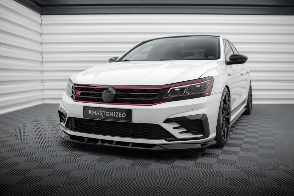 Front Splitter V.2 suitable for Volkswagen Passat GT B8 Facelift USA