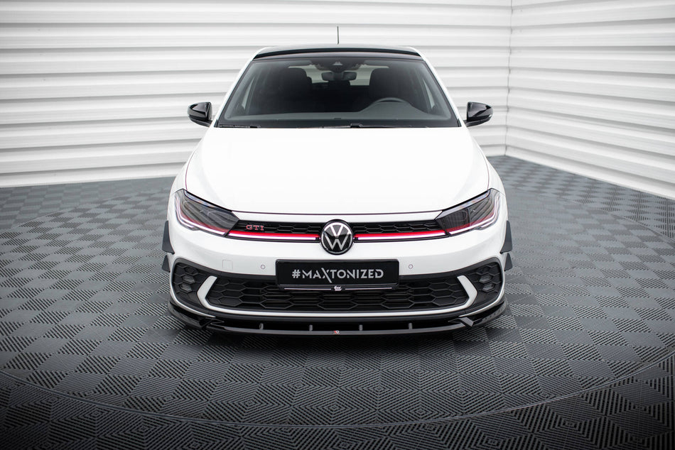 Front Splitter V.2 suitable for Volkswagen Polo GTI Mk6 Facelift