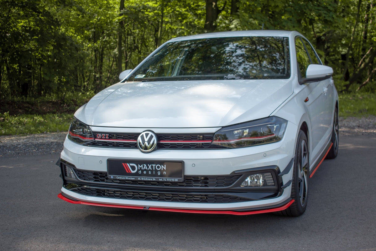 Front Splitter V.2 suitable for Volkswagen Polo GTI / R-line Mk6