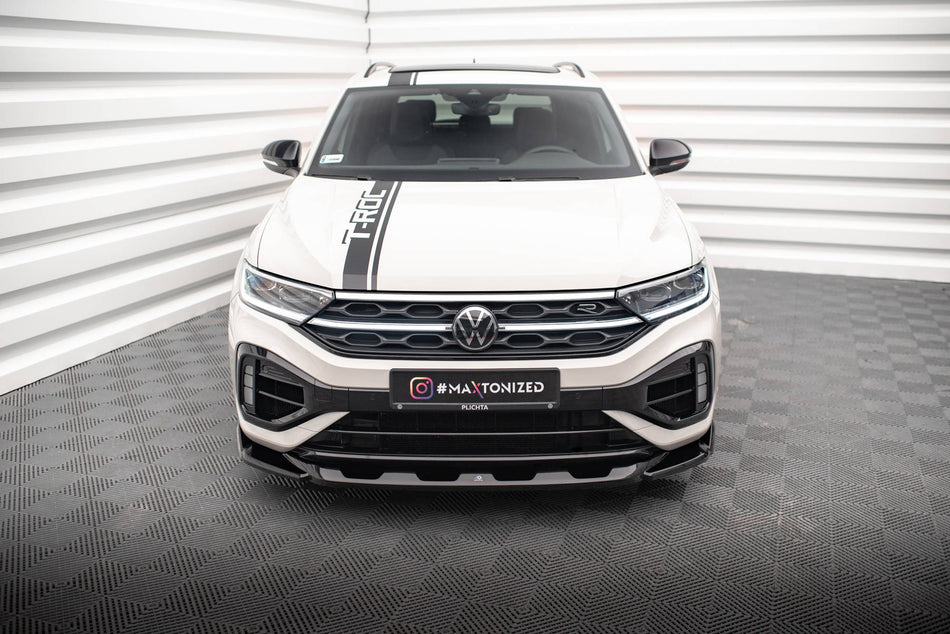 Front Splitter V.2 suitable for Volkswagen T-Roc R / R-Line Mk1 Facelift