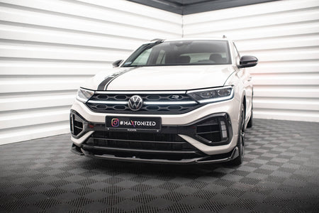 Front Splitter V.2 suitable for Volkswagen T-Roc R / R-Line Mk1 Facelift