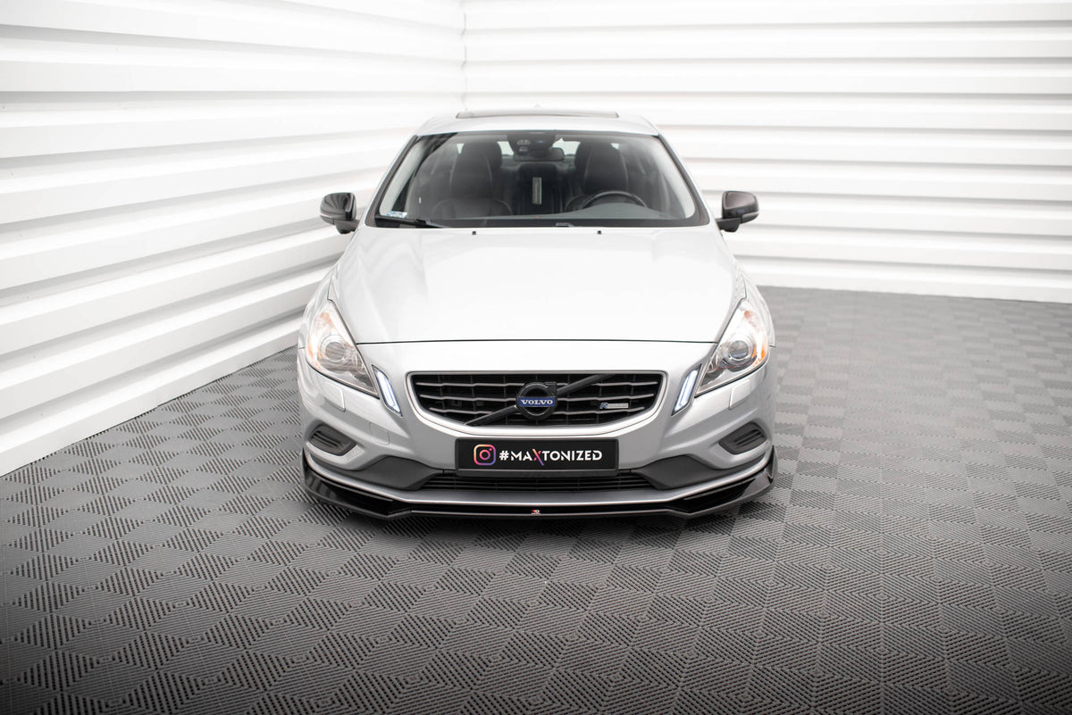 Front Splitter V.2 suitable for Volvo S60 R-Design Mk2