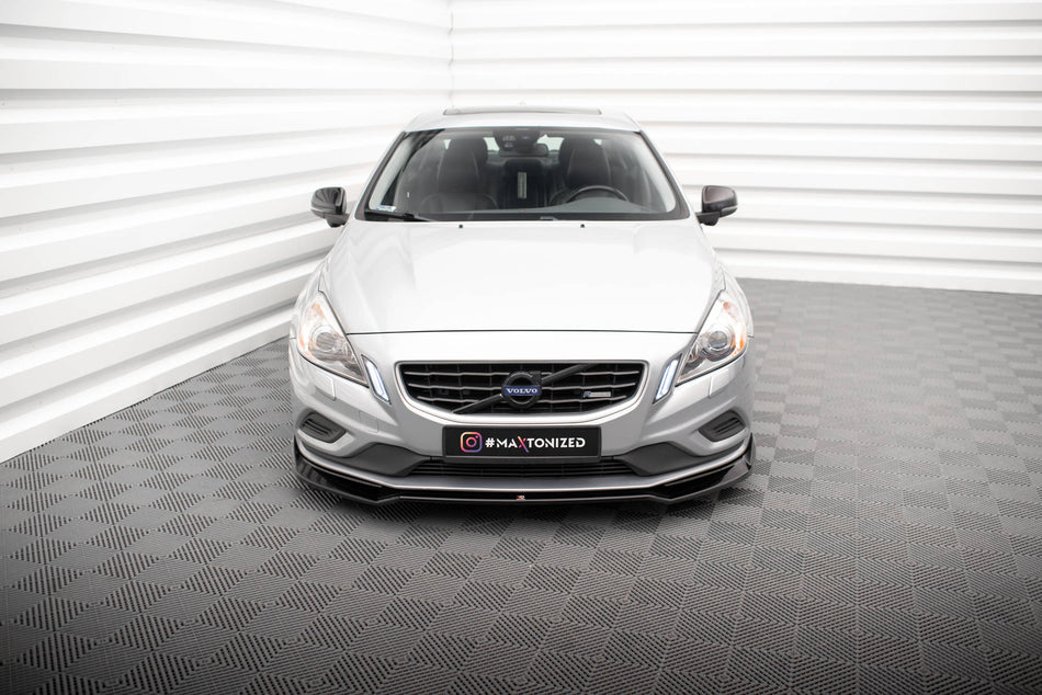 Front Splitter V.2 suitable for Volvo S60 R-Design Mk2