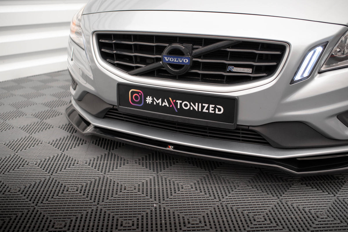 Front Splitter V.2 suitable for Volvo S60 R-Design Mk2