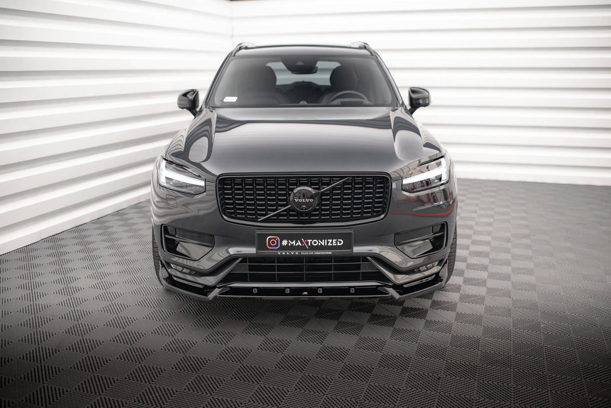 Front Splitter V.2 suitable for Volvo XC90 R-Design Mk2 Facelift
