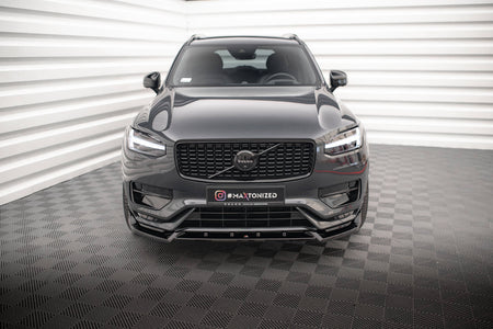 Front Splitter V.2 suitable for Volvo XC90 R-Design Mk2 Facelift
