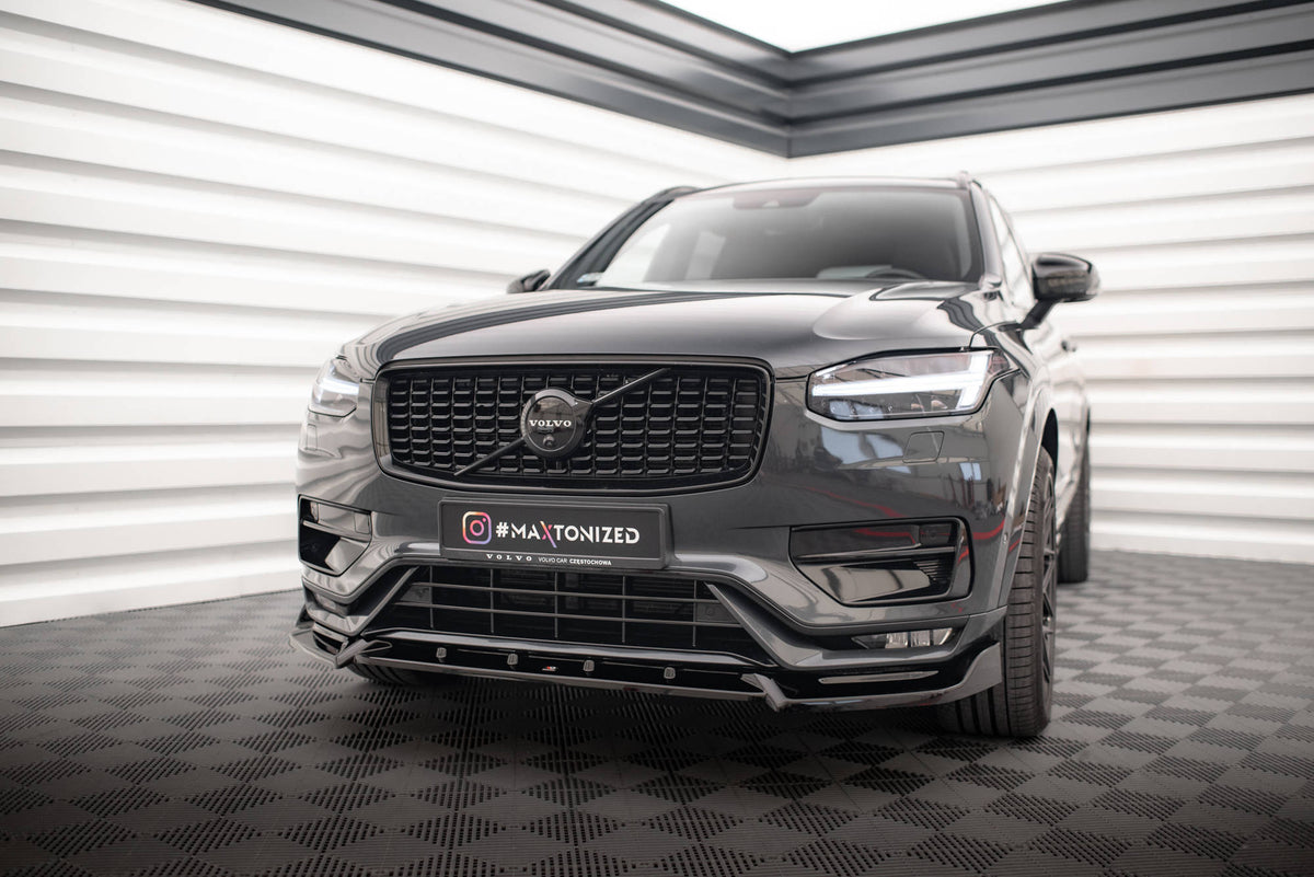 Front Splitter V.2 suitable for Volvo XC90 R-Design Mk2 Facelift