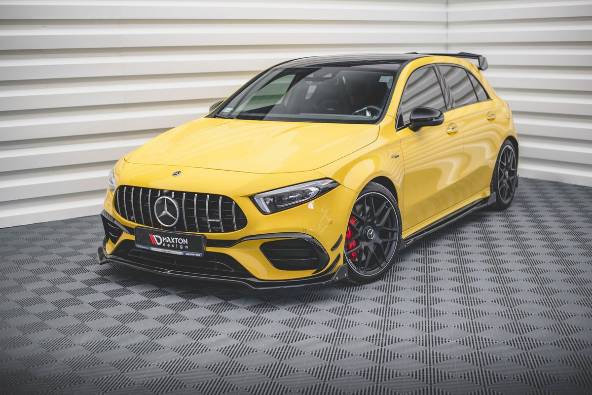 Front Splitter V.3 + Flaps suitable for Mercedes-AMG A 45 S Aero Pack W177