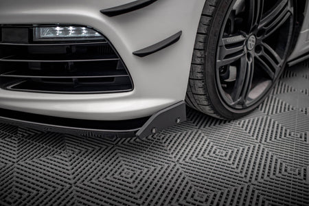 Front Splitter V.3 + Flaps suitable for Volkswagen Scirocco R Mk3