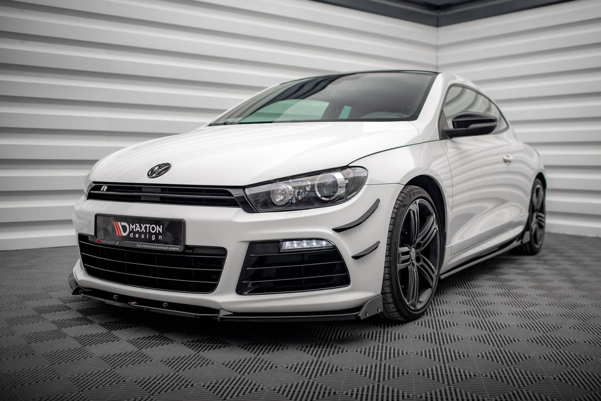 Front Splitter V.3 + Flaps suitable for Volkswagen Scirocco R Mk3