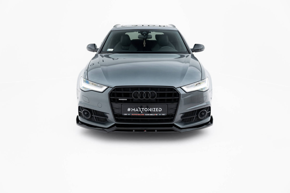 Front Splitter V.3 suitable for Audi A6 / A6 C7 S-line/ S6 C7 Facelift