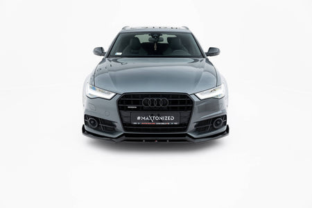 Front Splitter V.3 suitable for Audi A6 / A6 C7 S-line/ S6 C7 Facelift