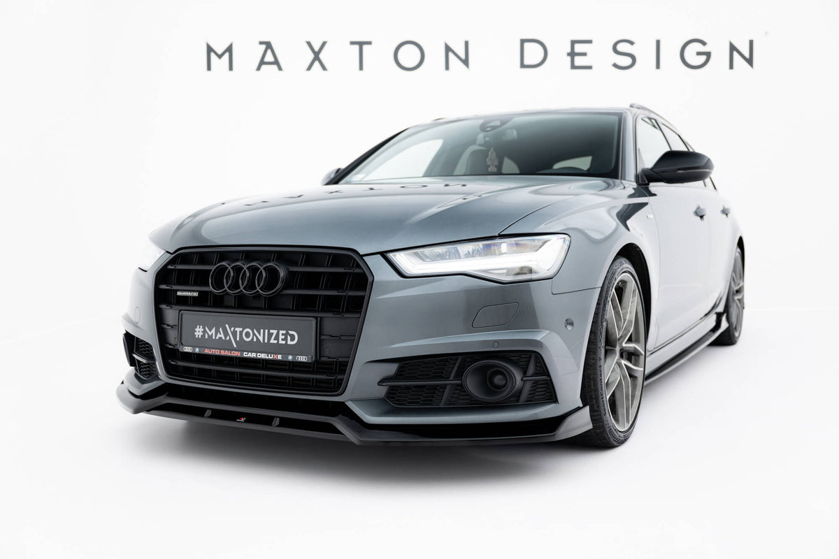 Front Splitter V.3 suitable for Audi A6 / A6 C7 S-line/ S6 C7 Facelift