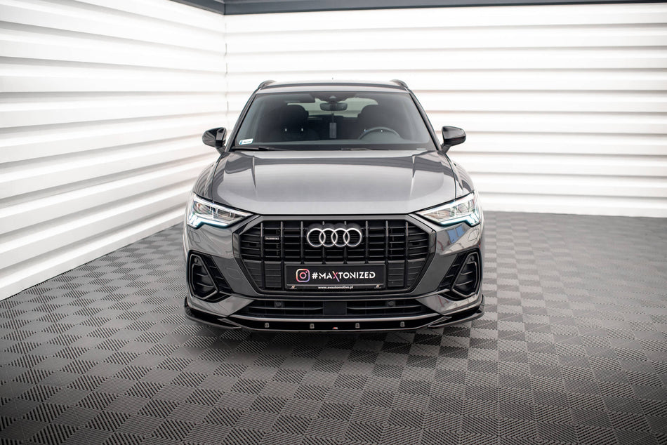 Front Splitter V.3 suitable for Audi Q3 Sportback / SUV S-Line F3