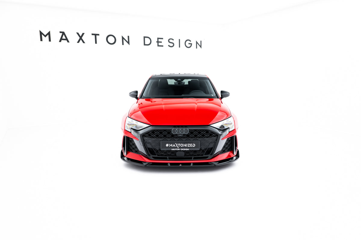 Front Splitter V.3 suitable for Audi RS3 Sedan 8Y Facelift
