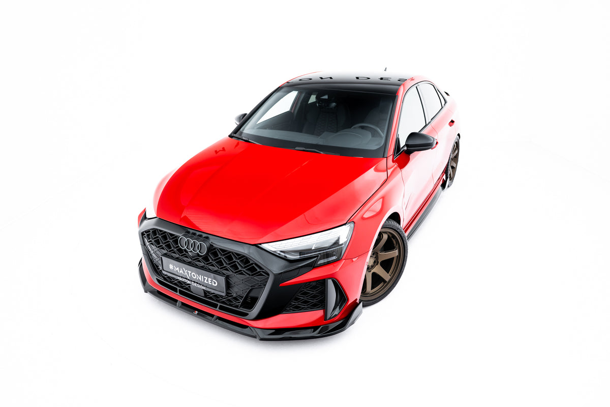 Front Splitter V.3 suitable for Audi RS3 Sedan 8Y Facelift