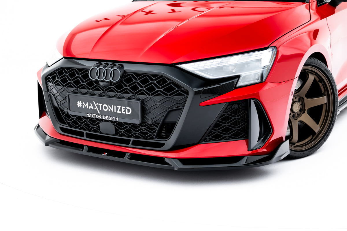 Front Splitter V.3 suitable for Audi RS3 Sedan 8Y Facelift