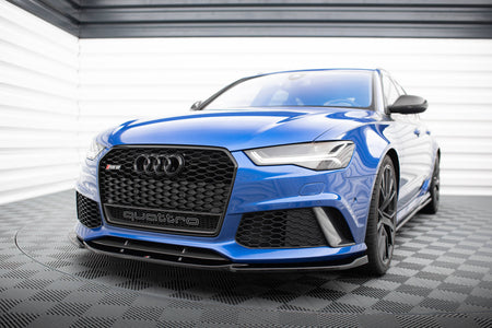 Front Splitter V.3 suitable for Audi RS6 C7 / C7 Facelift