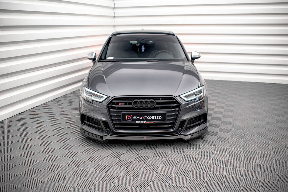 Front Splitter V.3 suitable for Audi S3 / A3 S-Line Sportback 8V Facelift