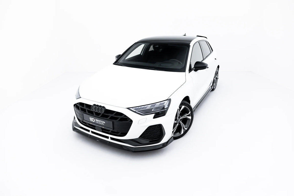 Front Splitter V.3 suitable for Audi S3 Sportback / A3 S-line Sportback  8Y Facelift