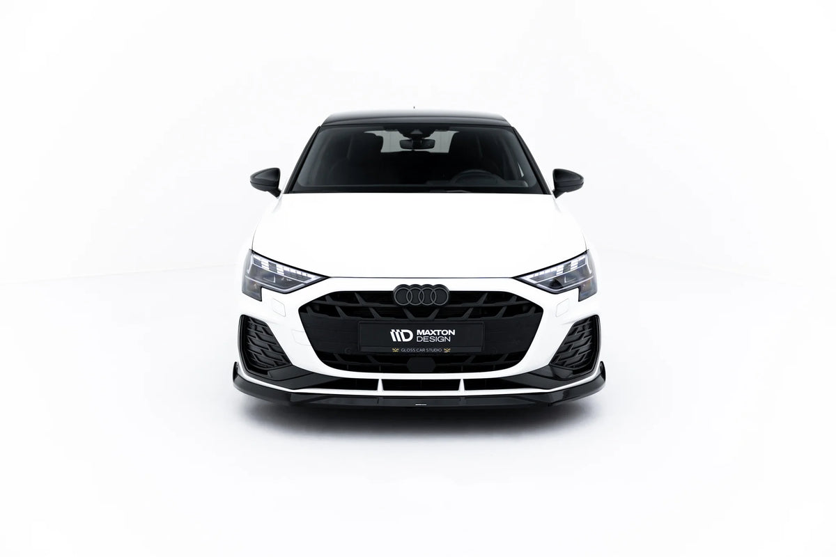 Front Splitter V.3 suitable for Audi S3 Sportback / A3 S-line Sportback  8Y Facelift