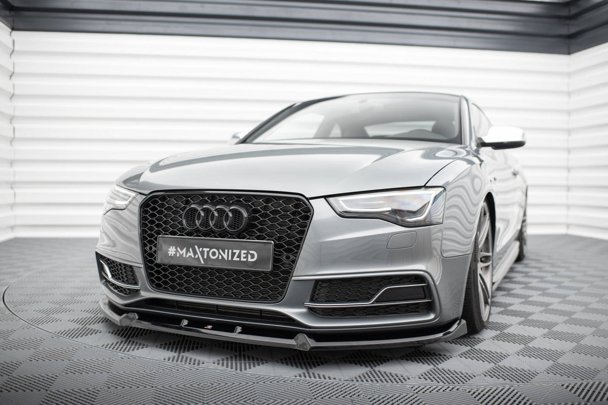 Front Splitter V.3 suitable for Audi S5 / A5 S-Line 8T Facelift