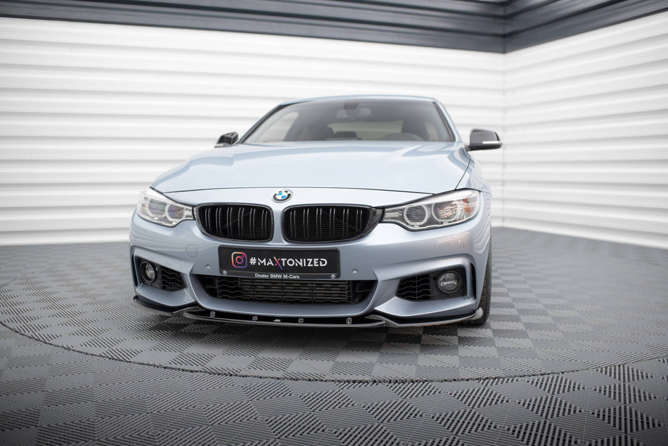 Front Splitter V.3 suitable for BMW 4 Coupe / Gran Coupe / Cabrio M-Pack F32 / F36 / F33