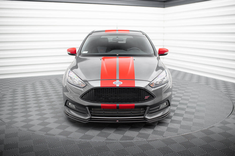 Front Splitter V.3 suitable for Ford Focus ST Mk3 Facelift