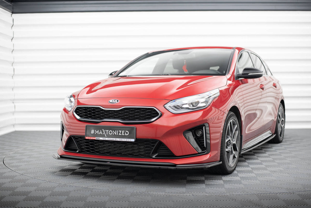 Front Splitter V.3 suitable for Kia Ceed GT / GT-Line Mk3 / Proceed Mk1