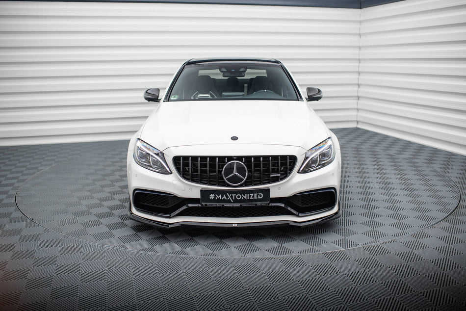 Front Splitter V.3 suitable for Mercedes-AMG C63 Sedan / Estate W205 / S205
