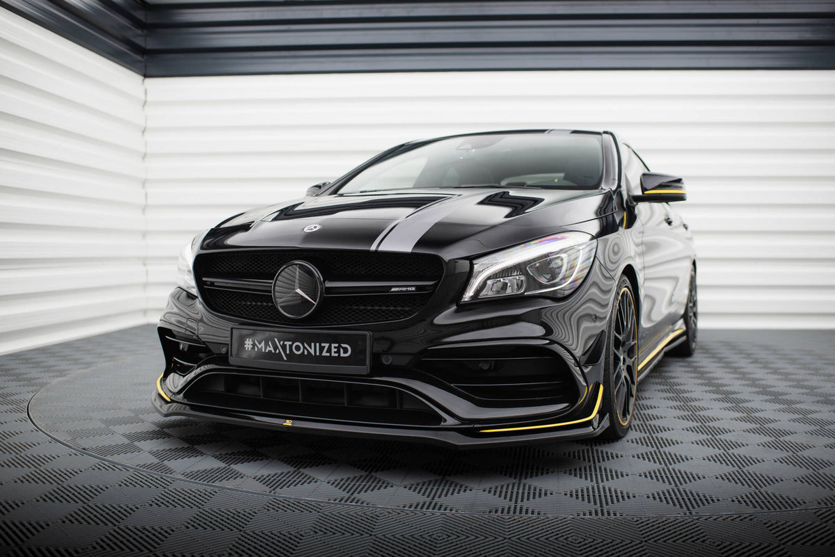 Front Splitter V.3 suitable for Mercedes-AMG CLA 45 Aero C117 Facelift