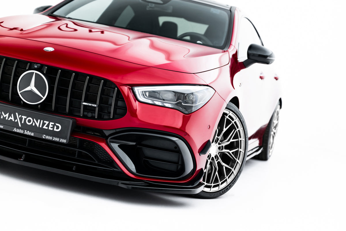 Front Splitter V.3 suitable for Mercedes-AMG CLA 45 Aero C118 / C118 Facelift