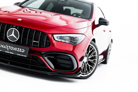 Front Splitter V.3 suitable for Mercedes-AMG CLA 45 Aero C118 / C118 Facelift