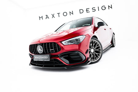 Front Splitter V.3 suitable for Mercedes-AMG CLA 45 Aero C118 / C118 Facelift