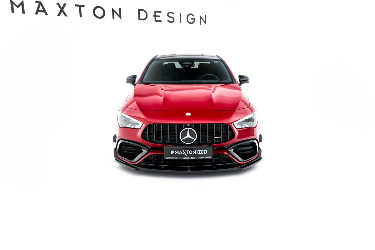 Front Splitter V.3 suitable for Mercedes-AMG CLA 45 Aero C118 / C118 Facelift