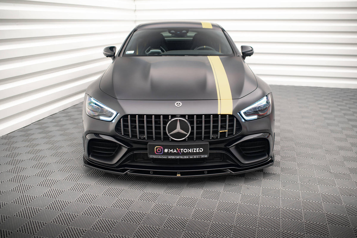 Front Splitter V.3 suitable for Mercedes-AMG GT 63S 4 Door Coupe Aero X290